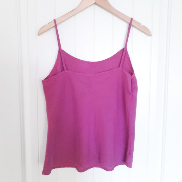 bryn walker Button Front Camp Shirt and Tank Set Purple Size L Size M - Picture 8 of 13